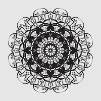 mandala con motivo floreale ornamento, mandala vettoriale