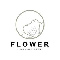 floreale logo, le foglie e fiori botanico giardino vettore, floreale design di vita vettore