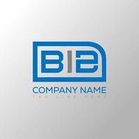 biz lettera logo creativo design. biz unico design. vettore