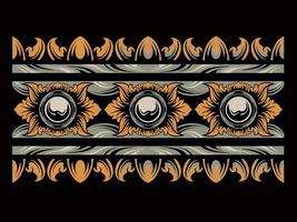 vettore ornamento modello design