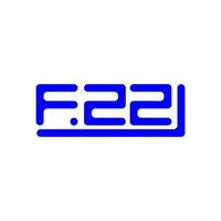 fzz lettera logo creativo design con vettore grafico, fzz semplice e moderno logo.