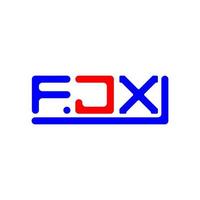 fjx lettera logo creativo design con vettore grafico, fjx semplice e moderno logo.