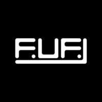 fuf lettera logo creativo design con vettore grafico, fuf semplice e moderno logo.