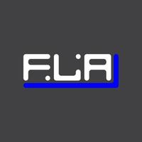 fla lettera logo creativo design con vettore grafico, fla semplice e moderno logo.