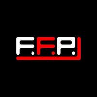 ffp lettera logo creativo design con vettore grafico, ffp semplice e moderno logo.