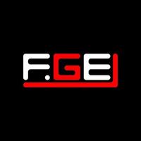 fg lettera logo creativo design con vettore grafico, fg semplice e moderno logo.