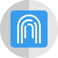 impronta digitale vettore icona design