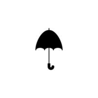 ombrello icona. semplice stile assicurazione manifesto sfondo simbolo. ombrello marca logo design elemento. ombrello maglietta stampa. vettore per etichetta.