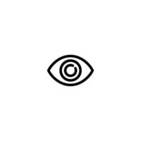 orologio occhio icona. semplice stile sociale media manifesto sfondo simbolo. orologio occhio marca logo design elemento. orologio occhio maglietta stampa. vettore per etichetta.