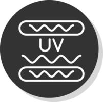 ultravioletto vettore icona design