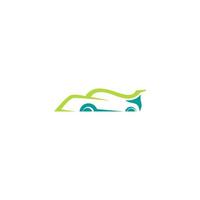 auto linea astratto logo design vettore