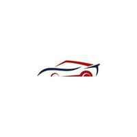 auto linea astratto logo design vettore
