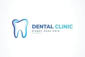 modello di progettazione del logo dentale vettore