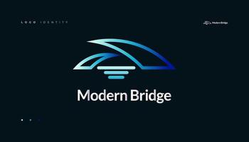 ponte logo può essere Usato come un icona o marca per il tuo azienda vettore