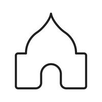 islamico icone linea arte vettore, Ramadan kareem elementi, eid mubarak design elementi, musulmano preghiera, moschea vettore
