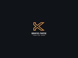 x lettera logo vettore