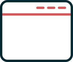 icona di vettore del browser