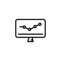 diagramma icona con schema stile vettore