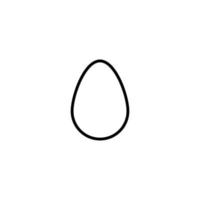 Pasqua uovo icona con schema stile vettore