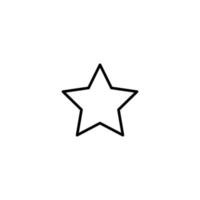 stella icona con schema stile vettore