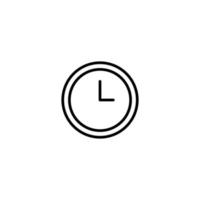 orologio icona con schema stile vettore