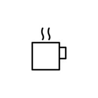 caffè icona con schema stile vettore