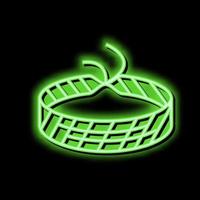 palline gioielleria neon splendore icona illustrazione vettore