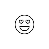 emoticon icona con schema stile vettore