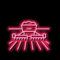 raccolta attrezzatura neon splendore icona illustrazione vettore