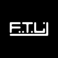 ftl lettera logo creativo design con vettore grafico, ftl semplice e moderno logo.