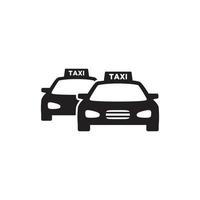 Taxi icona vettore logo modello