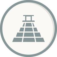 azteco piramide vettore icona