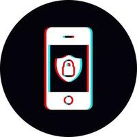 mobile sicurezza vettore icona