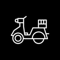 consegna scooter vettore icona design