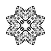 mandala ornamento vettore illustrazione