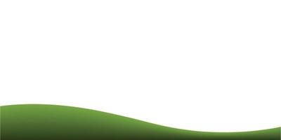 sfondo di collina di erba verde isolato su bianco. sfondo astratto all'aperto per il design del modello naturale. vettore. vettore