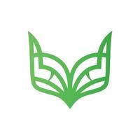 verde gatto logo, il male occhio gatto logo moderno aziendale, astratto lettera logo vettore