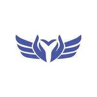 pace simbolo mani gratuito uccello la libertà logo disegno, grafico, minimalista.logo vettore