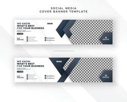 moderno attività commerciale Schermo esposizione annuncio pubblicitario vetrina sociale media copertina bandiera ragnatela anno Domini inviare design vettore