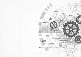 fondo astratto di concetto di innovazione di progettazione di comunicazione di tecnologia. illustrazione vettoriale