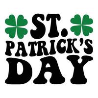 st. Patrick giorno svg vettore