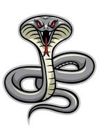 mascotte serpente cobra vettore