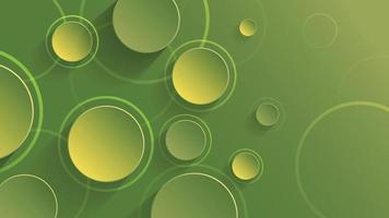 sfondo geometrico astratto con sfondo verde cerchio sfumato