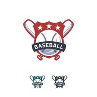 baseball sport logo progetta modello vettoriale distintivo, logo distintivo sportivo professionale