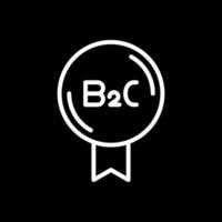 b2c vettore icona design