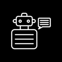 robot consulente vettore icona design