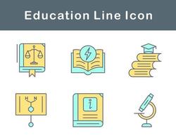 formazione scolastica vettore icona impostato