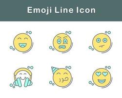 emoji vettore icona impostato