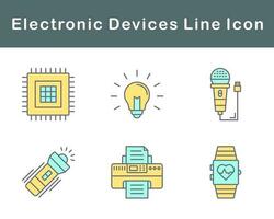 elettronico dispositivi vettore icona impostato