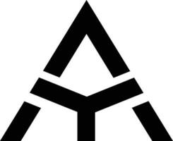 Ay logo icona vettore